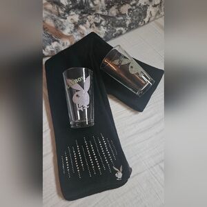 Y2K Playboy Scarf/Glasses